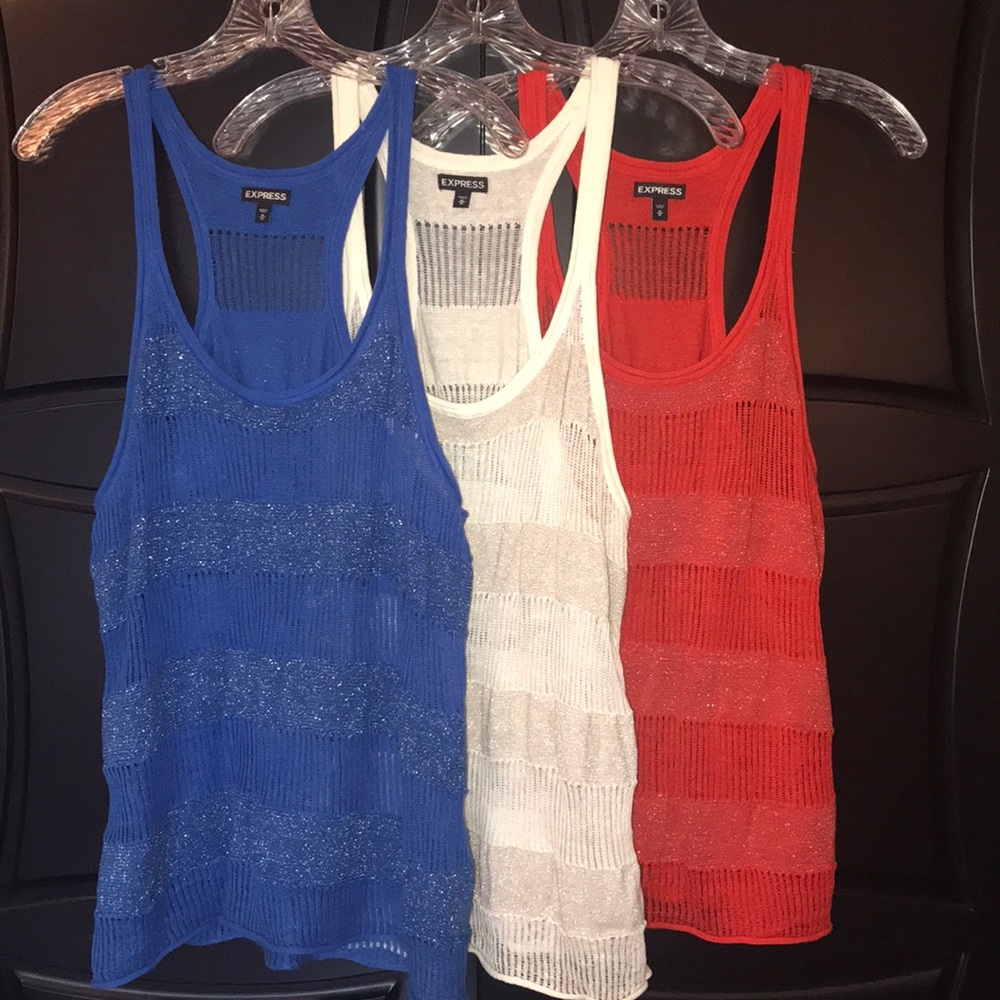 BUNDLE DEAL!!! EXPRESS knitted tank tops. Size M.